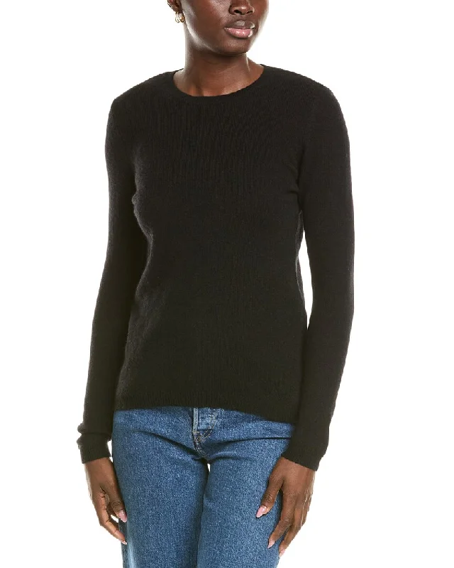 Elegant and comfortable women’s fashion wear   Forte Cashmere Crewneck Cashmere Sweater