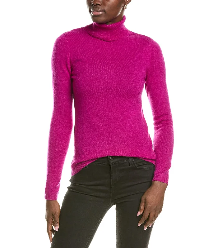 Feminine fashion to express your unique style   Forte Cashmere Turtleneck Cashmere Sweater