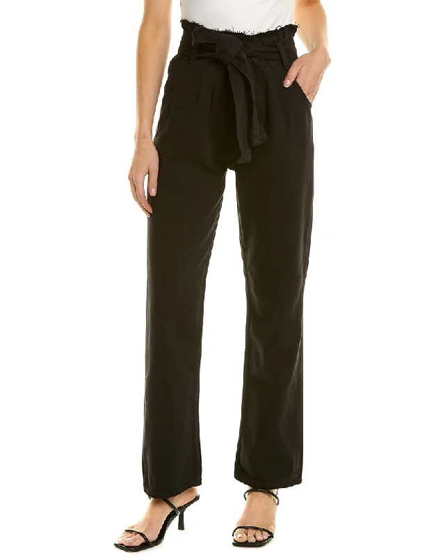Dress up or down with these versatile pieces   HUDSON Jeans High-Rise Paperbag Straight Pant