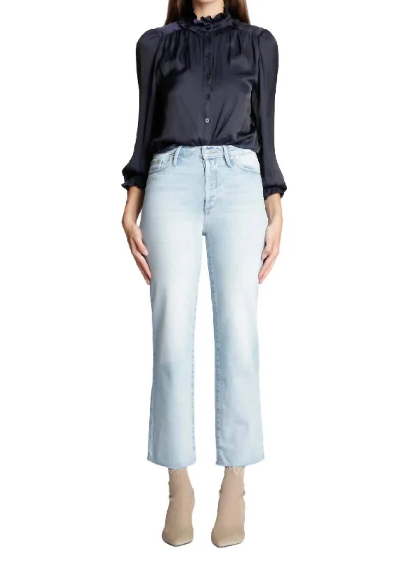 Bold and sophisticated looks for every woman   Marisa Relaxed Straight Fray Jeans In Game Of Love