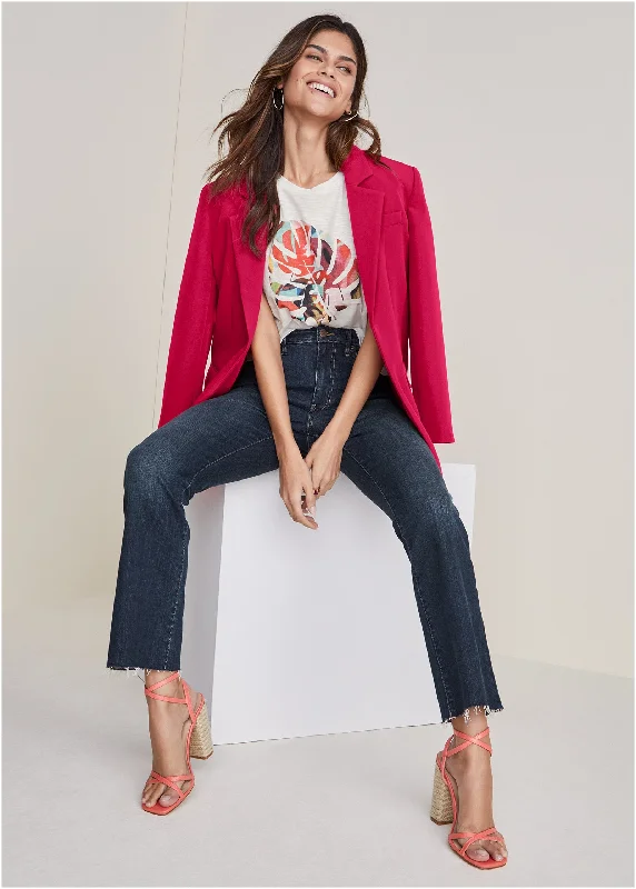 Chic, modern fashion for empowered women   Brigitte Kick Flare Jeans - Dark Wash