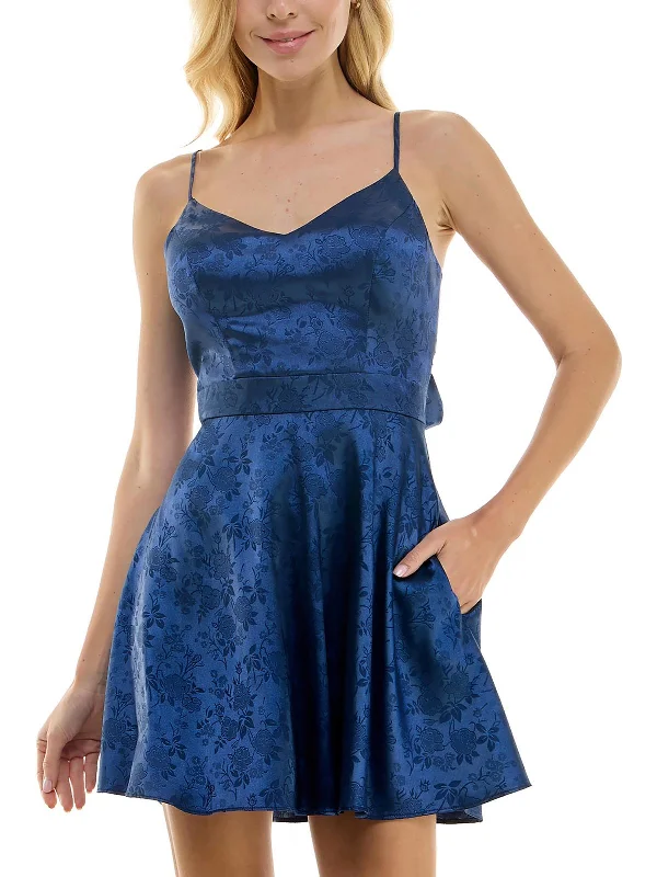 The ultimate destination for women’s clothing   Juniors Womens Party Short Fit & Flare Dress