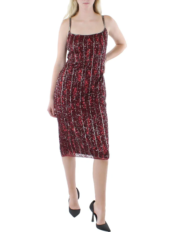 Versatile outfits to transition from day to night   Womens Sequin Embellished Cocktail and Party Dress