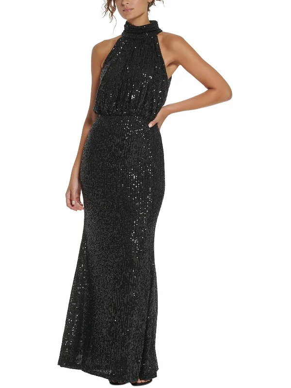 Elegant evening wear for special events   Womens Sequined Evening Dress