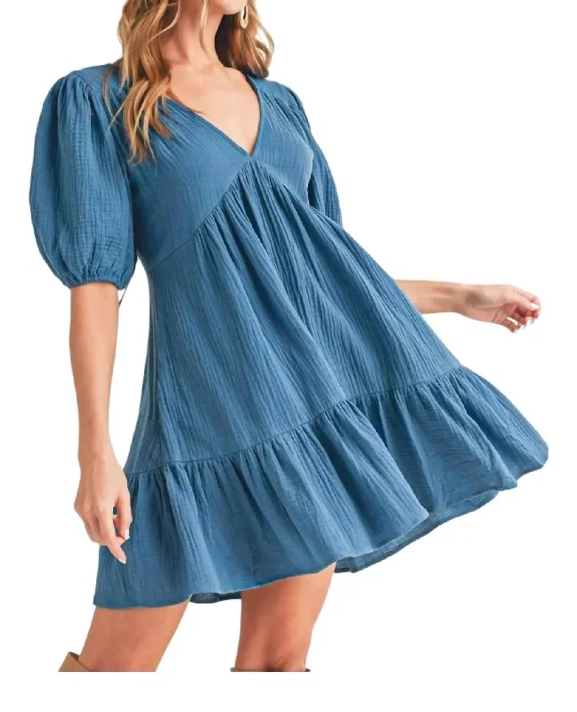 Stylish women’s clothing designed for comfort   Penny Dress In Azure