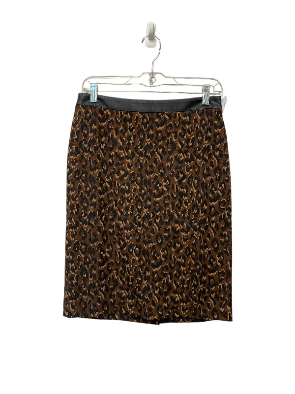 Stylish clothing designed to flatter every woman   Skirt Midi By Talbots In Animal Print, Size: 4