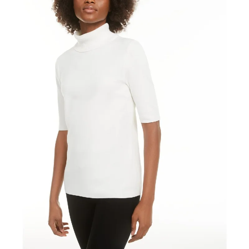 Curated collections for modern, fashionable women   Womens Elbow Sleeve Pullover Turtleneck Sweater