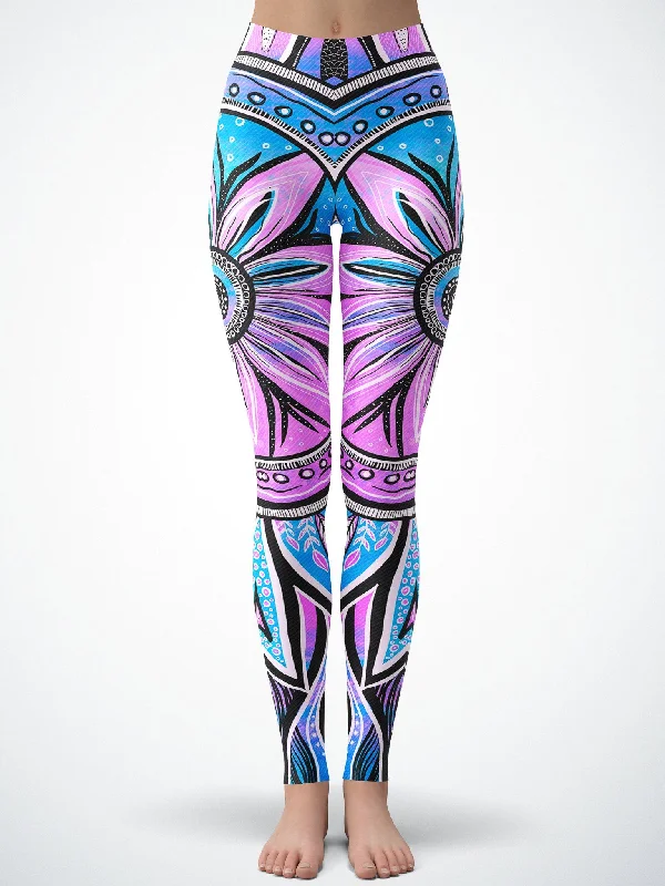 Statement pieces for the confident woman   Moon/Sun-Ray Mandala Tights