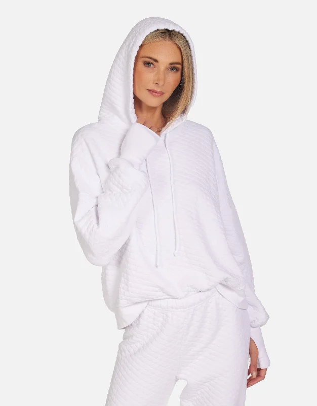 Effortlessly chic fashion for today’s woman   Ernie Quilted Hoodie