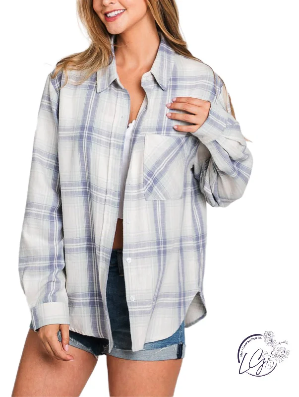 Everyday essentials for a stylish wardrobe   Sky's The Limit Plaid Shirt